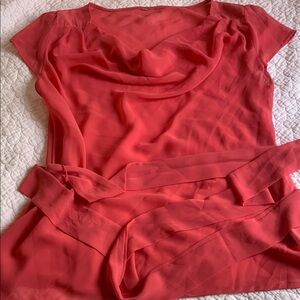 No Boundaries Coral Blouse